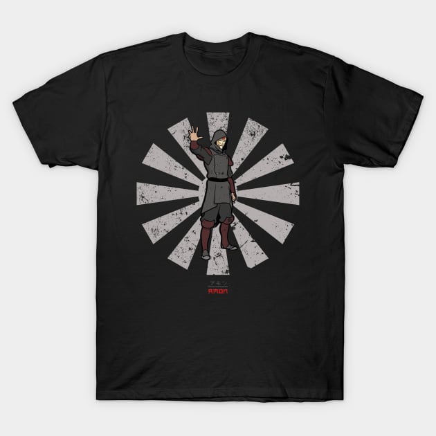 Amon Retro Japanese Avatar T-Shirt by Nova5